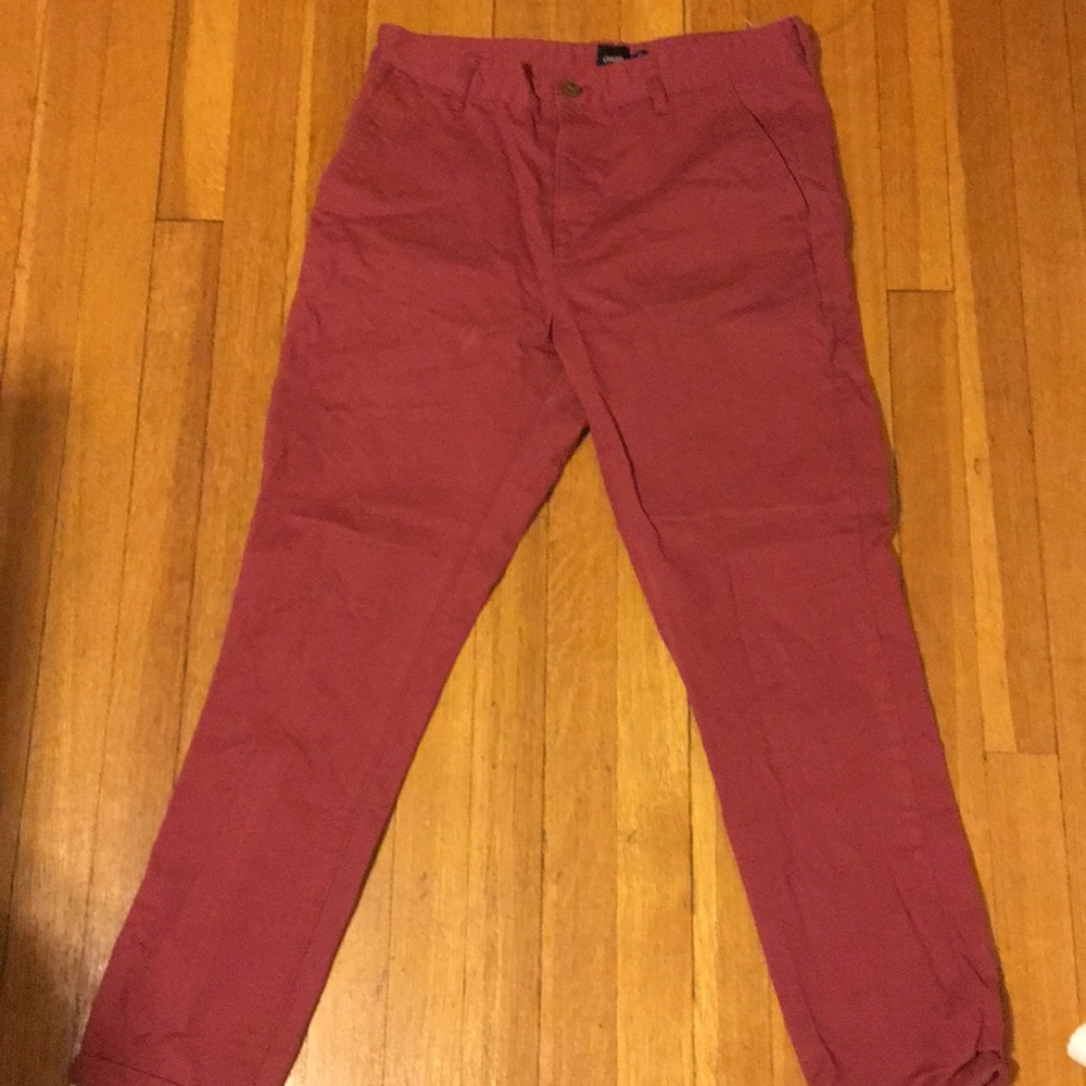 ASOS red skinny Chinos